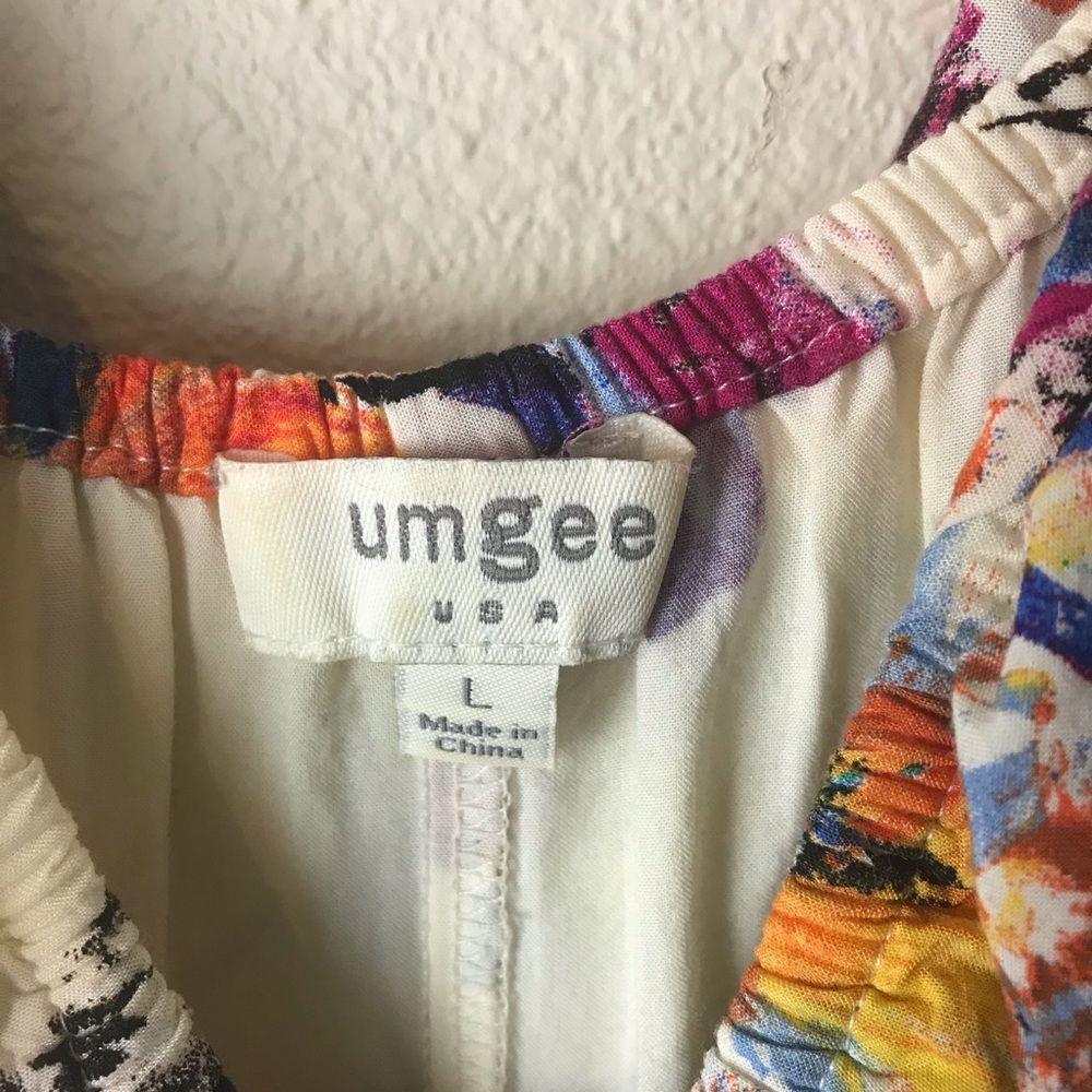 Umgee floral off the shoulder boho maxi dress - Picture 5 of 7